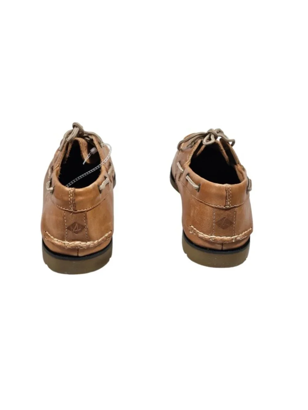 Sperry Top Sider Leeward 2 Eye Mens 13 EU 46 Sahara Brown Leather Shoes NWOB